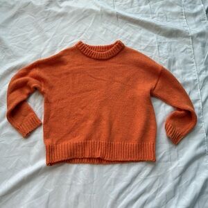 Cozy Orange Women's Sweater